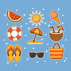 Summer Sticker Set