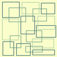 Abstract Overlapping Geometric Squares Pattern 