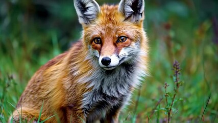 Closeup Red Fox 