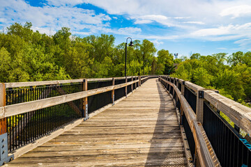 Scenic Bridge over Chippewa River