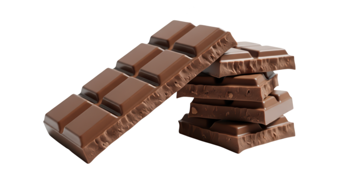 Dark chocolate stacked bars