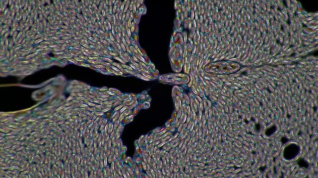 Microscopic biological sample structures
