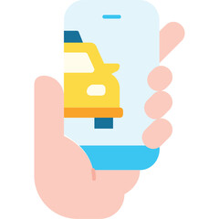 Taxi App Illustration