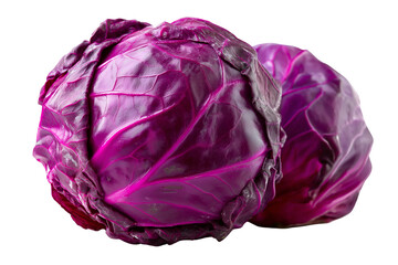 Fototapeta premium Red cabbage isolated on white background