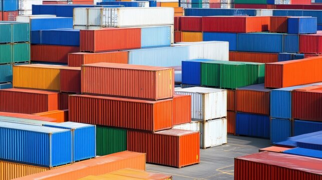 Boxes marked for customs clearance in separate zone for duty calculation