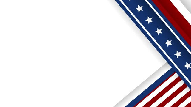 Abstract background american flag happy 4th July independence day  - Powered by Adobe