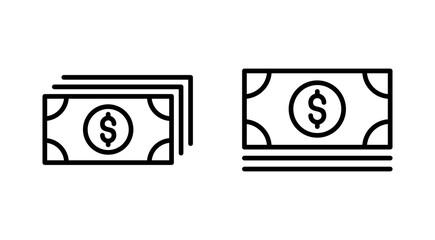 Money icon vector. Money sign and symbol