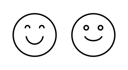 Smile icon vector. smile emoticon icon. feedback sign and symbol
