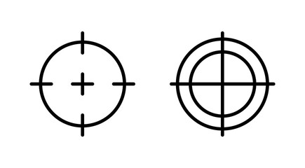Target icon vector. goal icon vector. target marketing sign and symbol