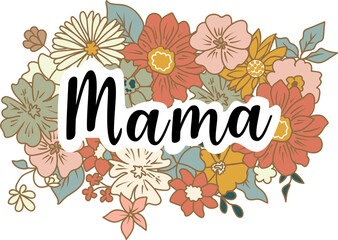 Floral Mama PNG
