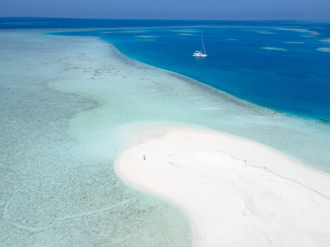 sailboat in Maldives