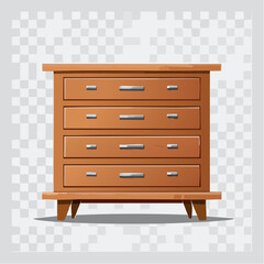 シンプルなベクターのタンス素材