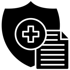 Fototapeta premium Health Insurance Icon