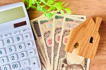 家のお金やローンのイメージ