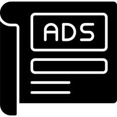 Magazine Ads Icon