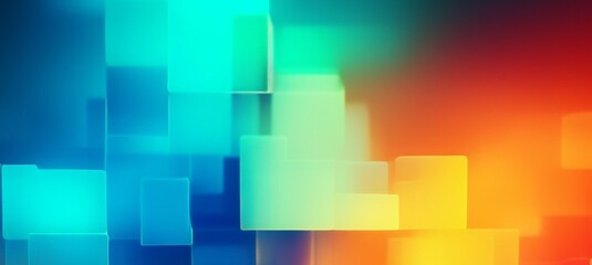 Fototapeta premium abstract background with colorful squares