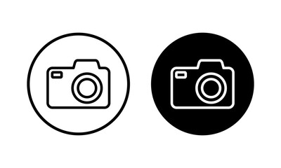 Camera icon vector illustration. photo camera sign and symbol. photography icon.