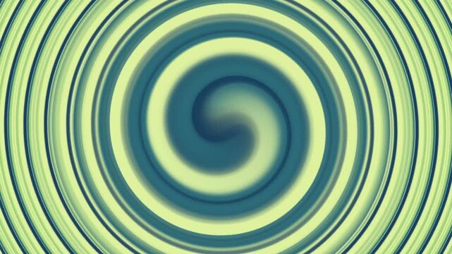 Spirale hypnotique vert et bleu marine