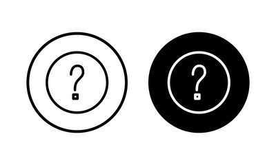 Question icon vector illustration. question mark sign and symbol