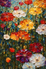 Fototapeta premium abstract floral background