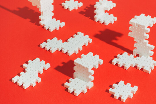 3d puzzle blocks forms