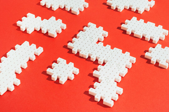 3d puzzle blocks forms