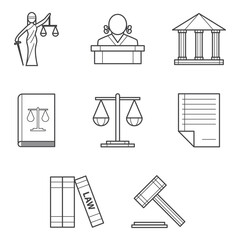 law clip art set