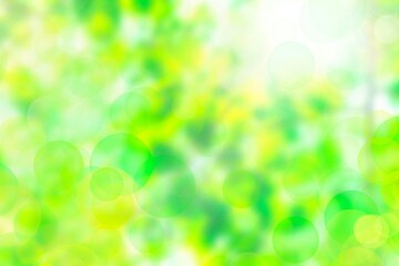 新緑のイメージのキラキラ背景