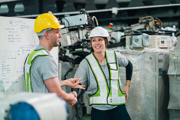 Technician Engineer in Factory, Maintaining and Repairing Robotic Arms Machinery, Ensuring Smooth...