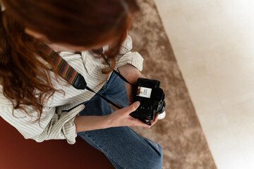  checking blank camera screen