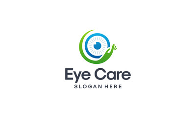 eye care logo template