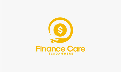 finance  logo template vector