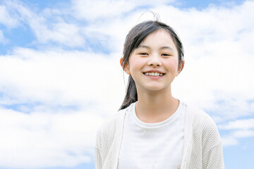 笑顔の女の子