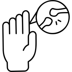 Obraz premium Arthritis Surgery Icon