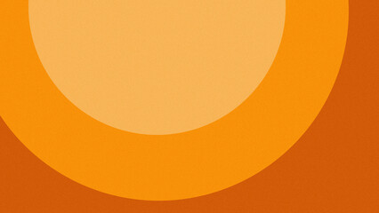 abstract background with orange color gradations structured in the form of concentric circles or arcs.with a fine grain texture.
