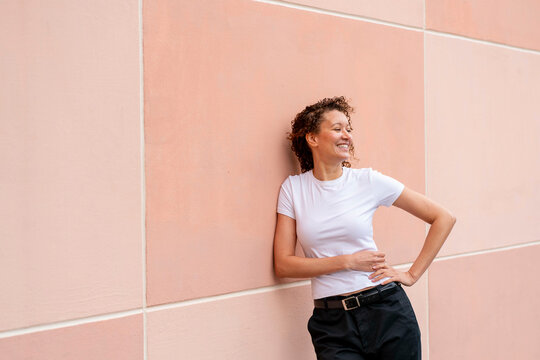 smiling carefree portrait