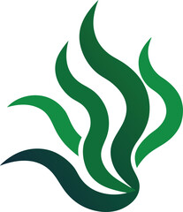 Naklejka premium vector illustration of a green leaf