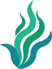 Fototapeta premium vector illustration of an abstract leaf