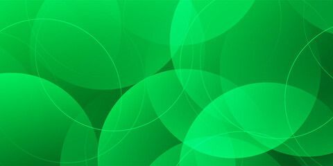 Green abstract background with geometric shapes gradient color for presentation design. Suit for business, corporate, institution, conference, party, festive, seminar, and talks.