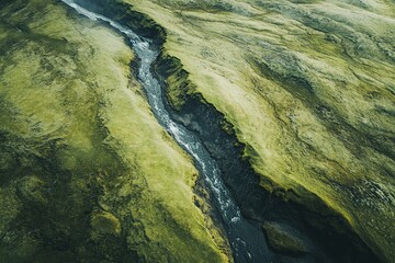 Skogafoss Waterfall in Icelandic Nature Landscape, South Iceland - Summer Holiday
