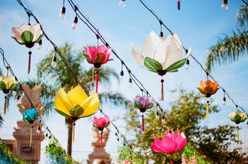 Colorful Glass Flowers 