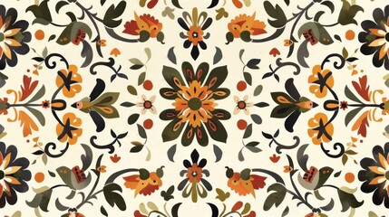 Ornate floral pattern (1)
