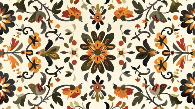 Ornate floral pattern (1)