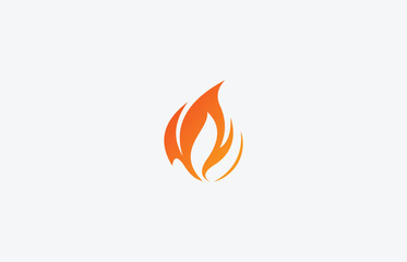 Fire flame Logo design insp luxury vector template