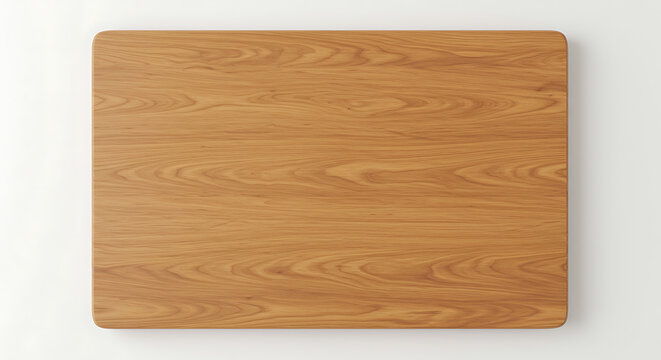 High-quality wooden chopping board, great for food branding or logo engraving mockups.