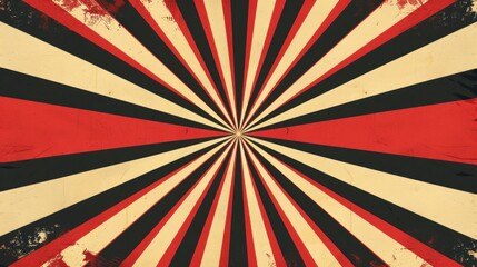 Fototapeta premium Retro radial pattern background