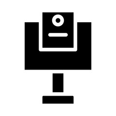 elearning glyph icon