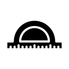 ruler glyph icon