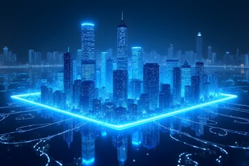 abstract city background