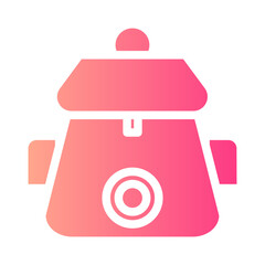 backpack gradient icon